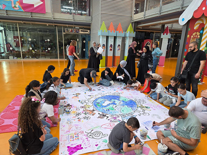 فوز لوحات فنيّة طلابية من مدرسة أجيال في معرض الفنون- يافا